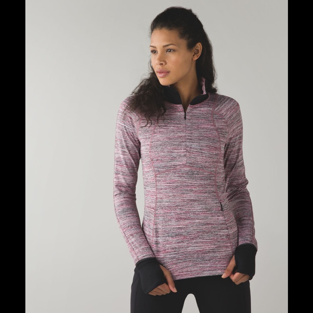 lululemon athletica Pink and Black Women's Top